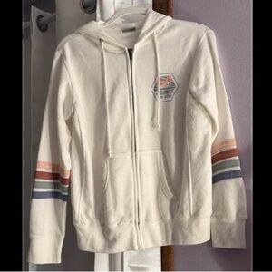 San Diego White Zip-Up Hoodie